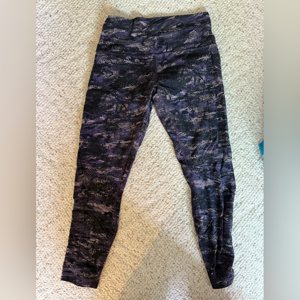 Purple Camo Lululemon Align Leggings